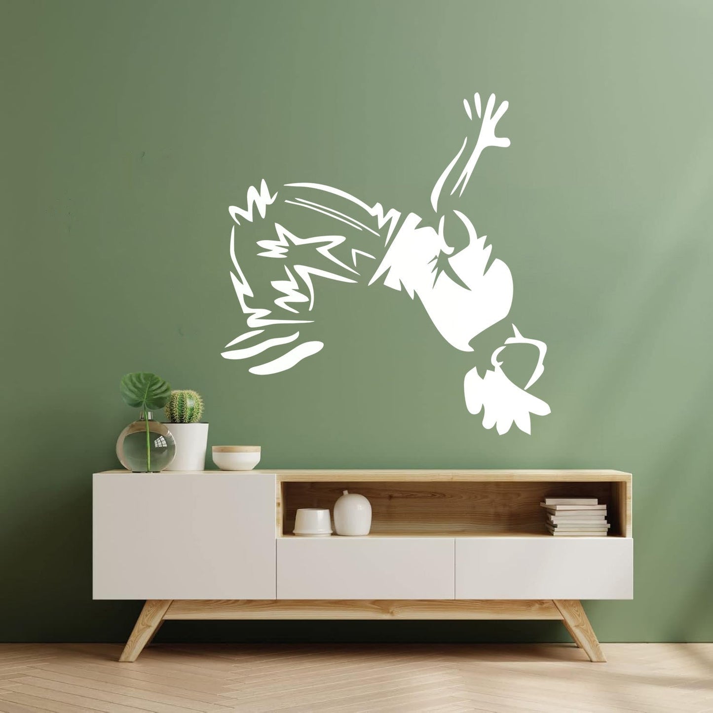 Jump Boy Purker Jumper Sport Vinyl Art Sticker Window Decals