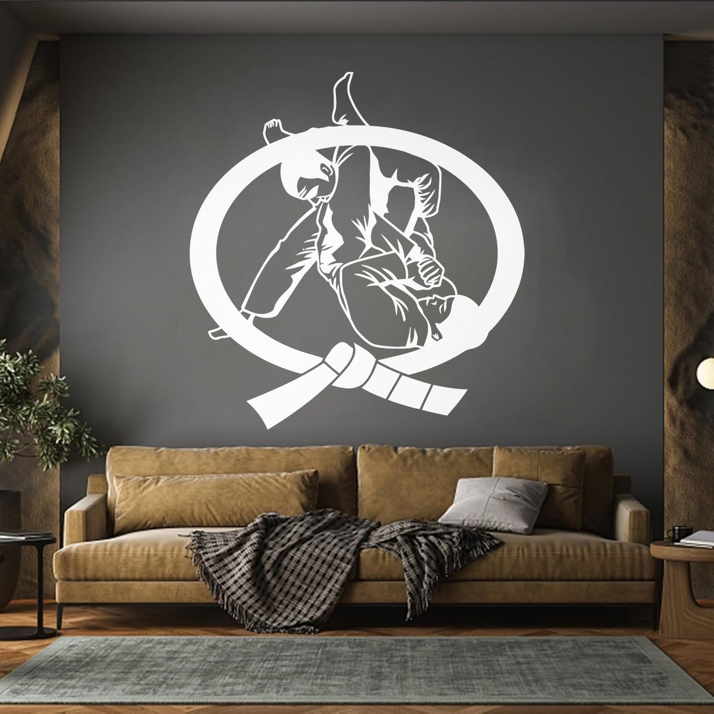 Karate Belt Boys Martial Arts Fighter Fight Wall Decals Multi Color Selection