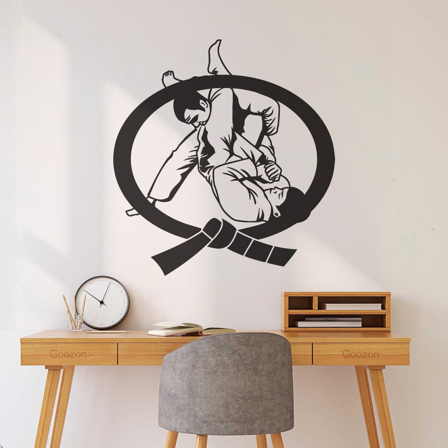 Karate Belt Boys Martial Arts Fighter Fight Wall Decals Multi Color Selection