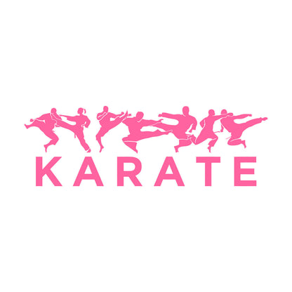 Wall Vinyl Sticker Decor Karate Mma Oriental Fighting Training Fights Waterproof