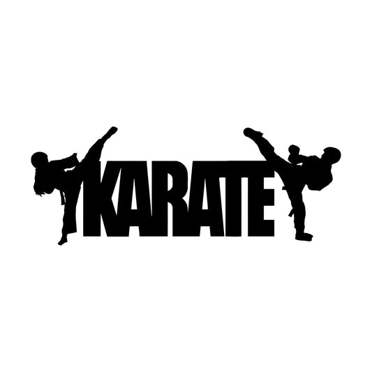 Wall Stickers Karate Oriental Fighting Martial Arts Sports Personalized Customization