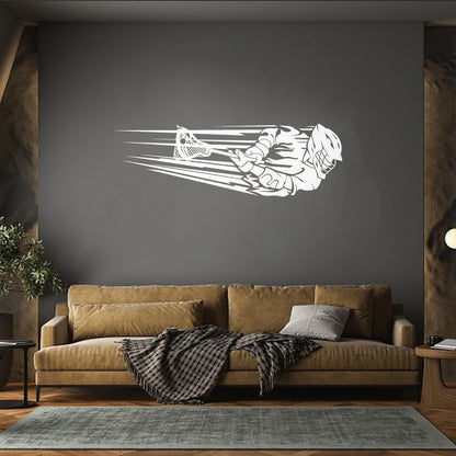 Vinyl Wall Decals Lacrosse Team Game Ball Player Sport Store Decoration
