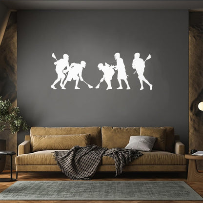 Lacrosse Team Players Sports Ation Engraving Decals Tattoo Culture