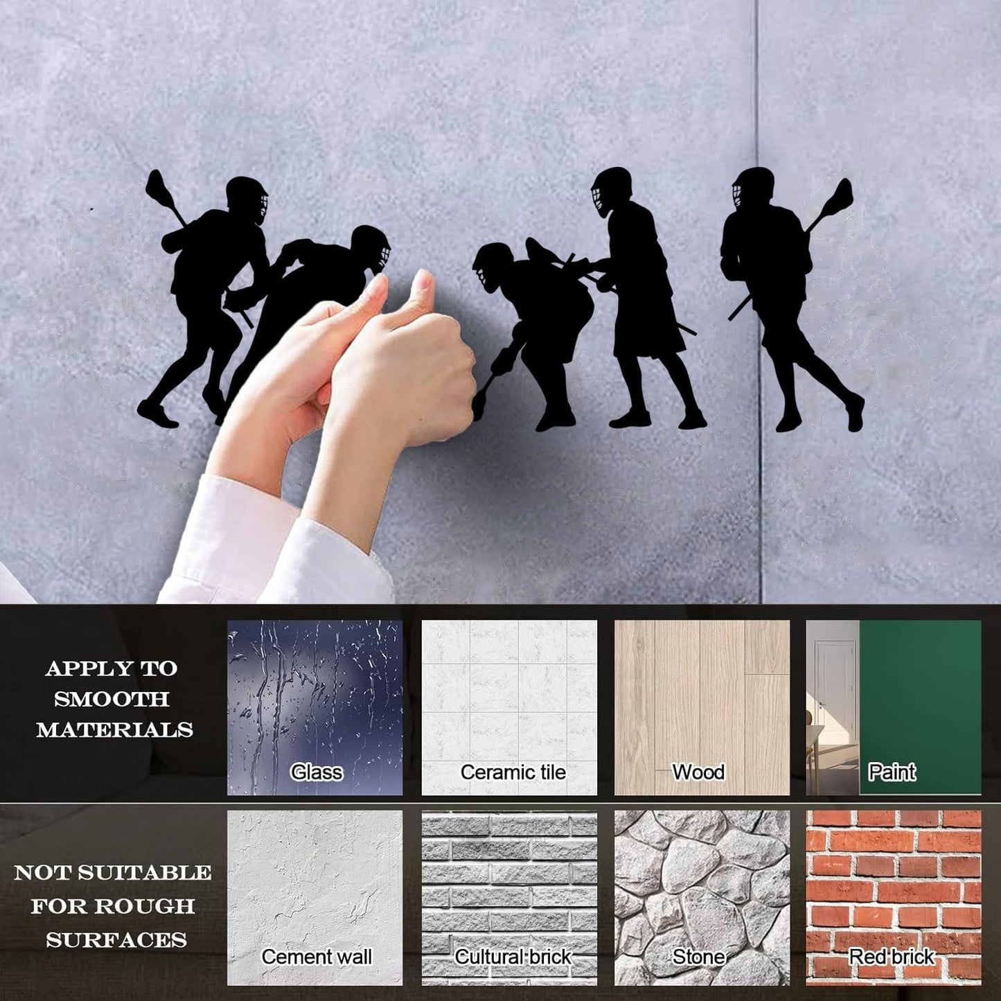 Lacrosse Team Players Sports Ation Engraving Decals Tattoo Culture