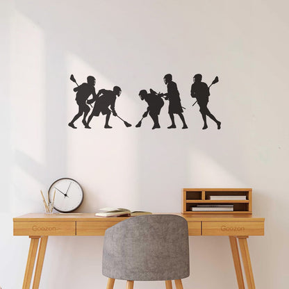 Lacrosse Team Players Sports Ation Engraving Decals Tattoo Culture