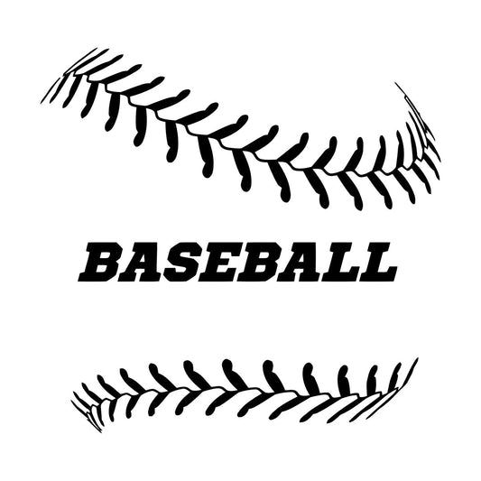 Fine Carving Stickers Baseball Ball Sport Fan Team Game Multi Color Selection