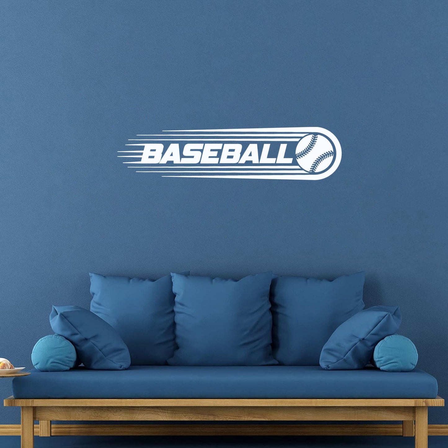 Wall Stickers Baseball Ball Team Game Sports Fan Equipped With Transfer Film Kit
