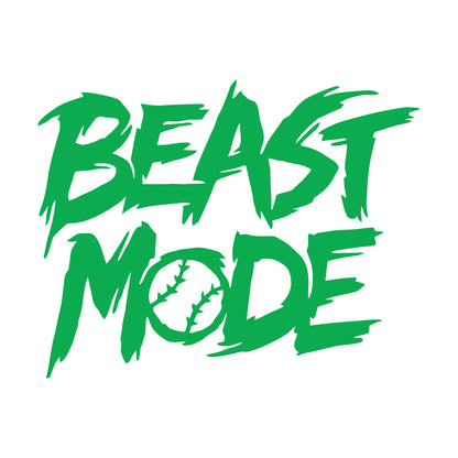 Baseball Fan Beast Mode Boys Bedroom Fine Carving Decals Easy Installation