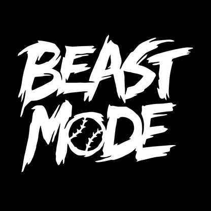 Baseball Fan Beast Mode Boys Bedroom Fine Carving Decals Easy Installation