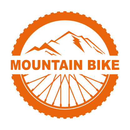 Mountain Bike Extreme Sport Bicycle Wheel Wall Decals Pvc It Won'T Fall Off