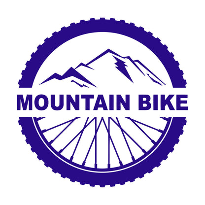 Mountain Bike Extreme Sport Bicycle Wheel Wall Decals Pvc It Won'T Fall Off