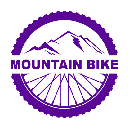 Mountain Bike Extreme Sport Bicycle Wheel Wall Decals Pvc It Won'T Fall Off