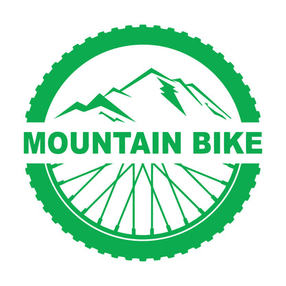 Mountain Bike Extreme Sport Bicycle Wheel Wall Decals Pvc It Won'T Fall Off
