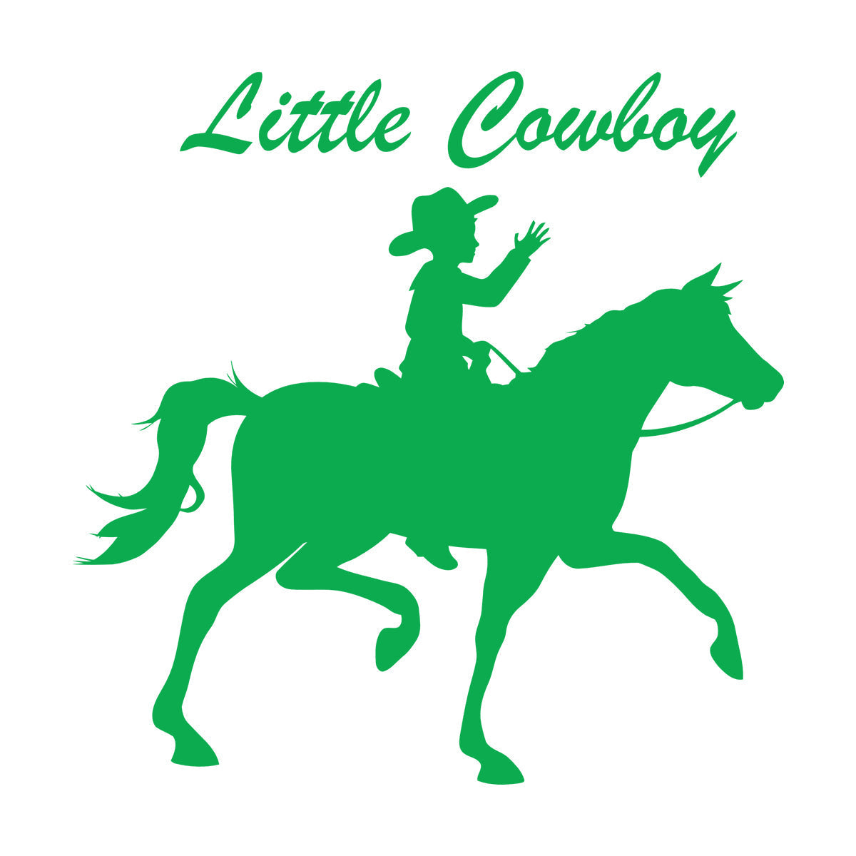 Wall Decals Little Cowboy Children'S Equestrian Center Wall Beautification