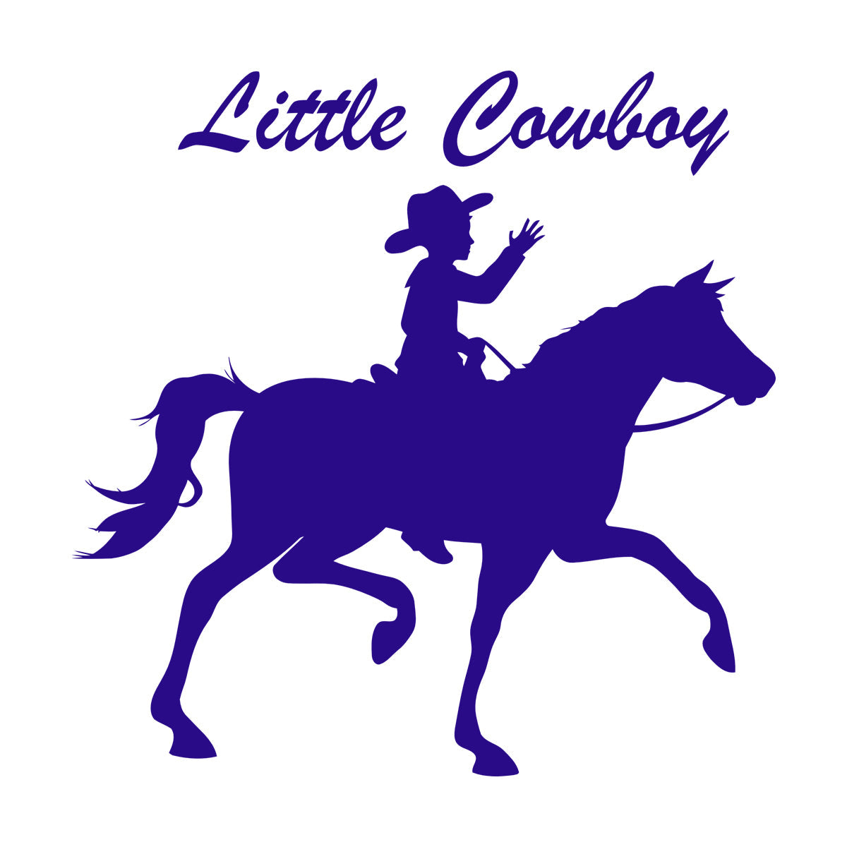 Wall Decals Little Cowboy Children'S Equestrian Center Wall Beautification