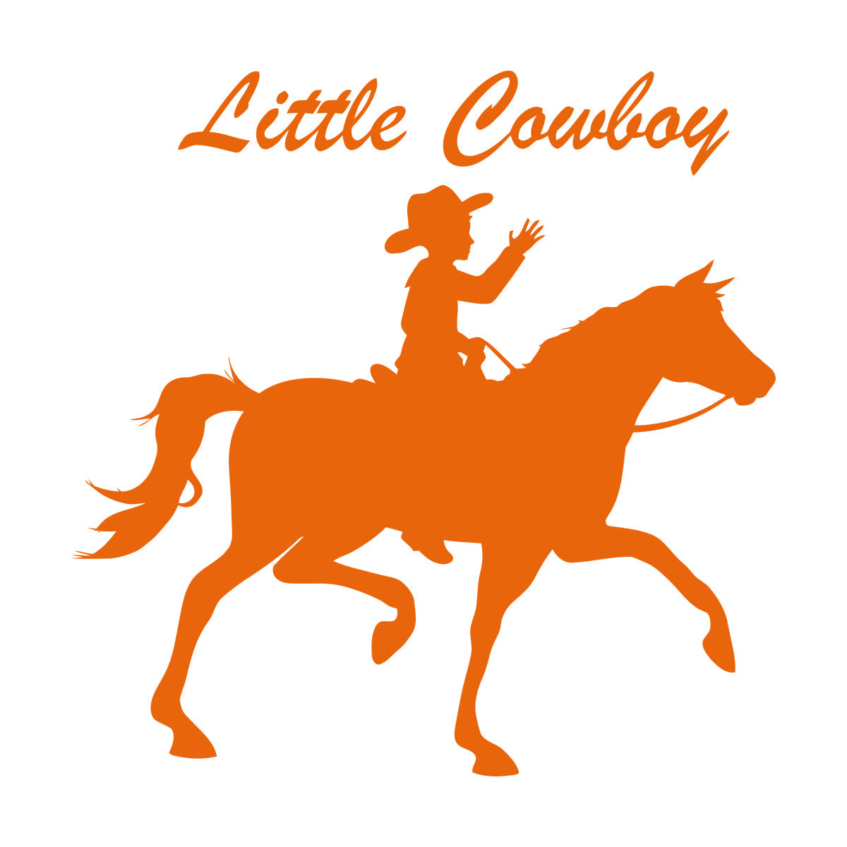 Wall Decals Little Cowboy Children'S Equestrian Center Wall Beautification