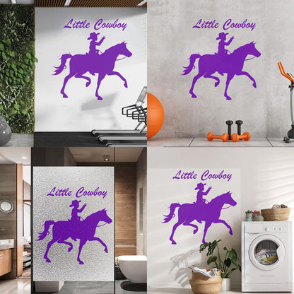 Wall Decals Little Cowboy Children'S Equestrian Center Wall Beautification