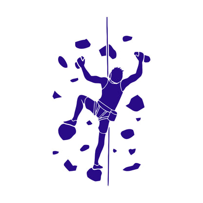 Wall Decals Pvc Man Indoor Climbing Climber Art Mural Painting