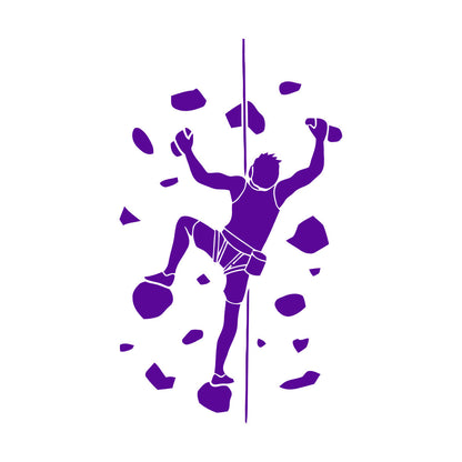 Wall Decals Pvc Man Indoor Climbing Climber Art Mural Painting