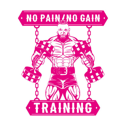 Fine Carving Decals Masculinity Fitnesscenter Center Training No Pain No Gain Tattoo Culture