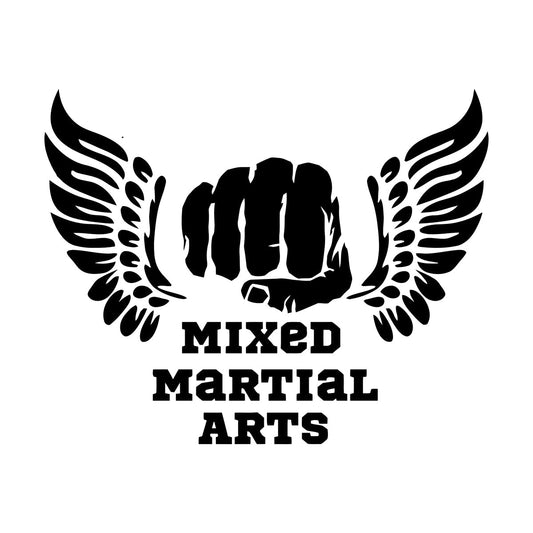 Lettering Stickers Mixed Martial Arts Mma Fight Fighter Equipped With Transfer Film Kit