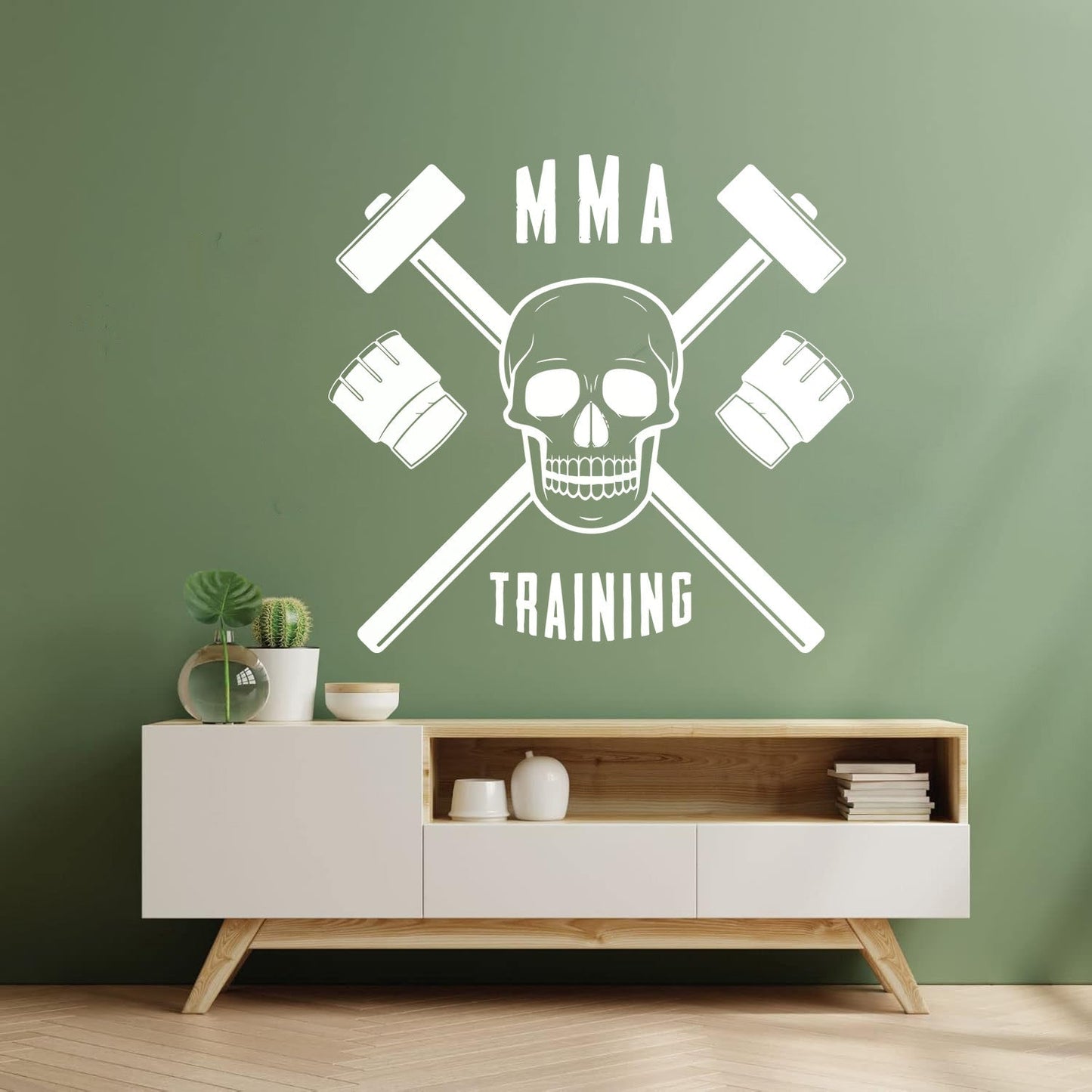 Wall Stickers Paster Paper Mma Training Martial Arts Fight Club Sports Can Modify And Add Information