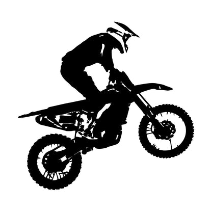 Motocross Speed Extreme Moto Biker Motorcycle Vinyl Wall Stickers Multi Color Selection