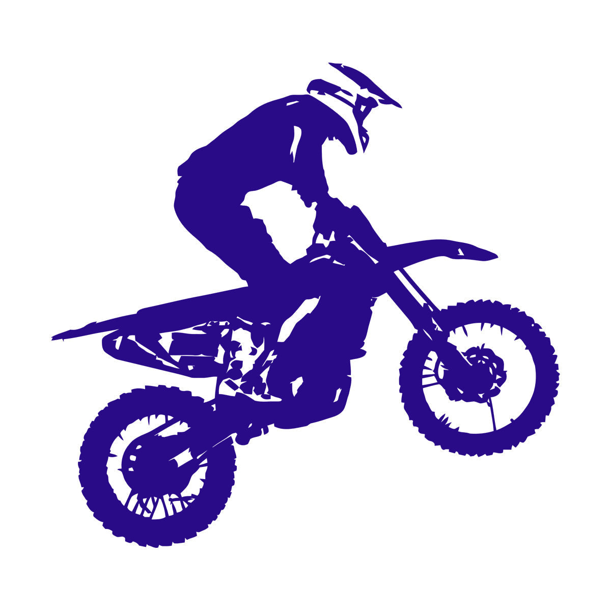Motocross Speed Extreme Moto Biker Motorcycle Vinyl Wall Stickers Multi Color Selection