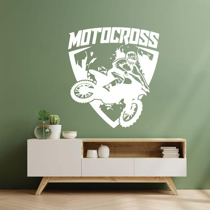 Engraving Decals Motocross Sport Extreme Motorcycle Biker Art Mural Painting