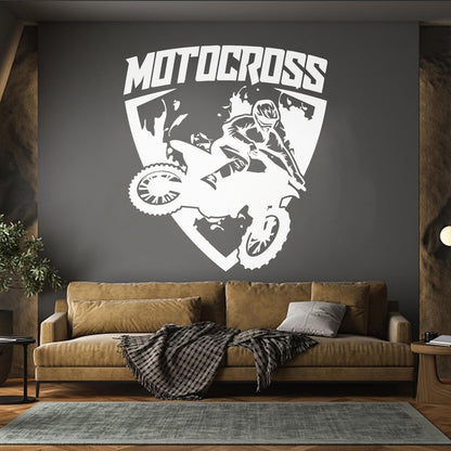 Engraving Decals Motocross Sport Extreme Motorcycle Biker Art Mural Painting