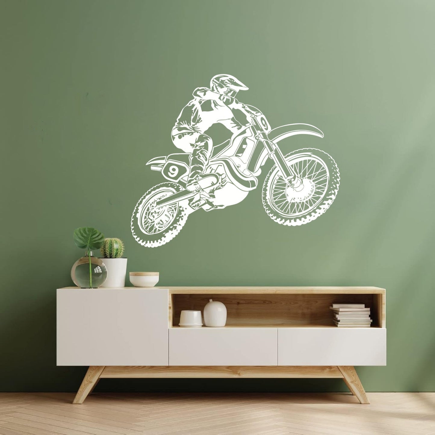 Motorcycle Race Extreme Sports Bike Biker Fine Carving Stickers Personalized Customization