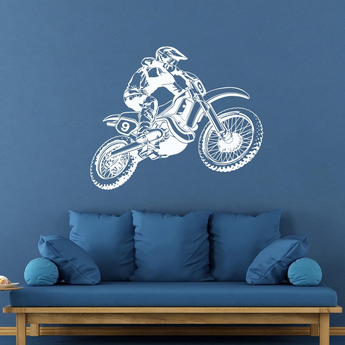 Motorcycle Race Extreme Sports Bike Biker Fine Carving Stickers Personalized Customization
