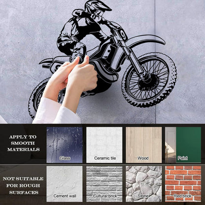 Motorcycle Race Extreme Sports Bike Biker Fine Carving Stickers Personalized Customization