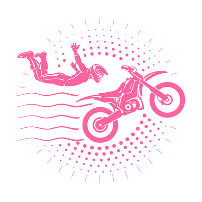 Fine Carving Decals Motorcyclist Stuntman Motorcycle Motorcycling Art Decoration