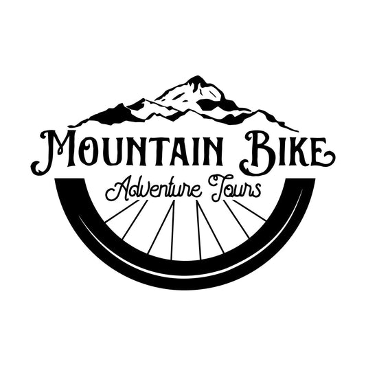 Engraving Stickers Mountain Bike Adventure Tours Bicycle Wheel Car Body Decoration