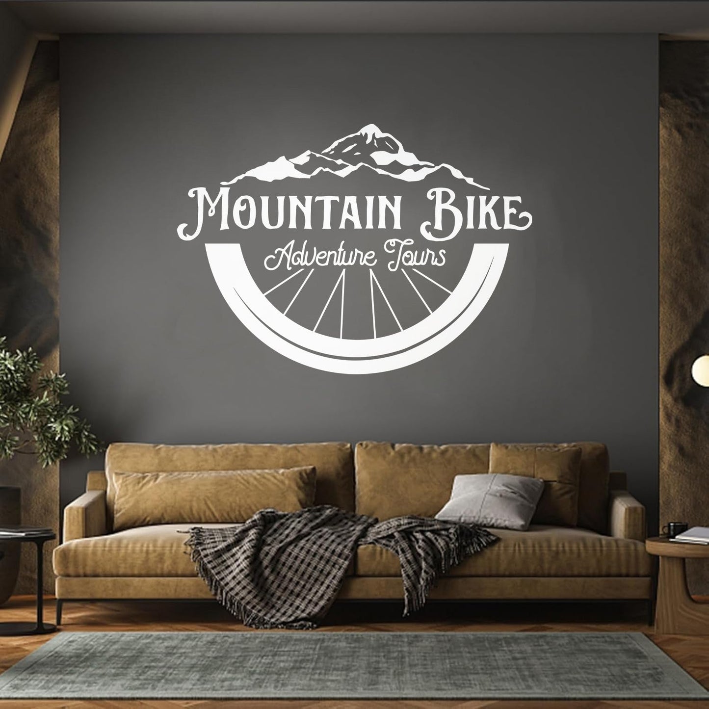 Engraving Stickers Mountain Bike Adventure Tours Bicycle Wheel Car Body Decoration