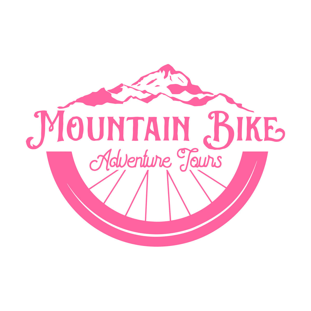 Engraving Stickers Mountain Bike Adventure Tours Bicycle Wheel Car Body Decoration