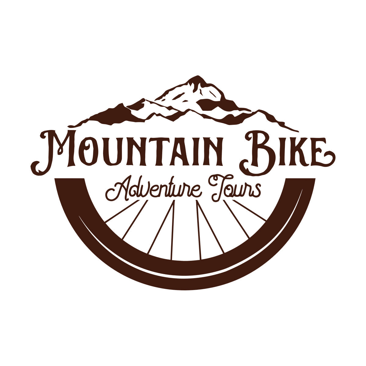 Engraving Stickers Mountain Bike Adventure Tours Bicycle Wheel Car Body Decoration
