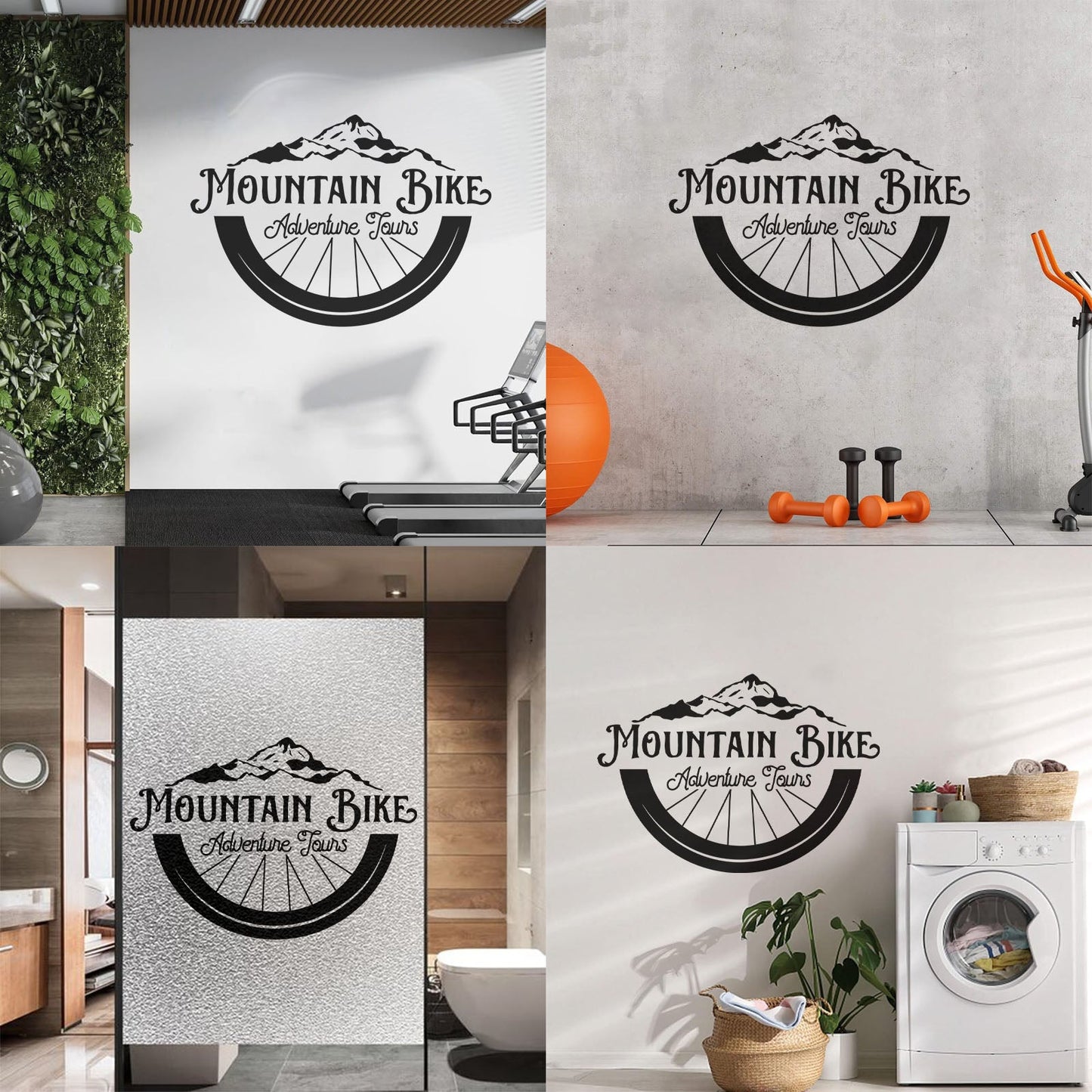 Engraving Stickers Mountain Bike Adventure Tours Bicycle Wheel Car Body Decoration