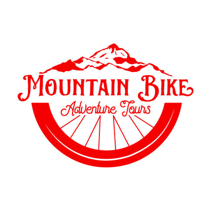 Engraving Stickers Mountain Bike Adventure Tours Bicycle Wheel Car Body Decoration