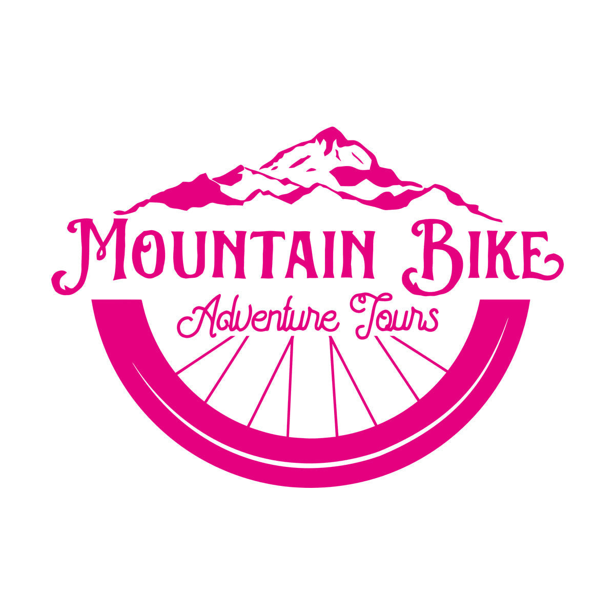 Engraving Stickers Mountain Bike Adventure Tours Bicycle Wheel Car Body Decoration