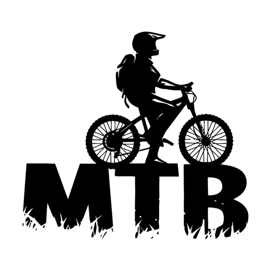 Lettering Decals Mountain Bike Bicycle Cycle Extreme Sport Window Decals