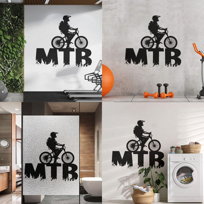 Lettering Decals Mountain Bike Bicycle Cycle Extreme Sport Window Decals