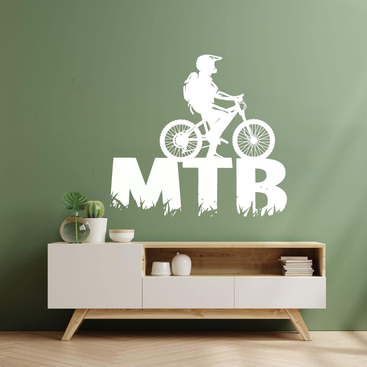 Lettering Decals Mountain Bike Bicycle Cycle Extreme Sport Window Decals