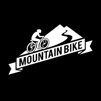 Mountain Bike Extreme Sport Bicycle Bike Racers Wall Decals Pvc Glass Stickers