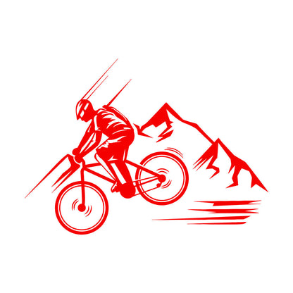 Lettering Stickers Mountain Bike Extreme Sport Bike Racer Store Decoration