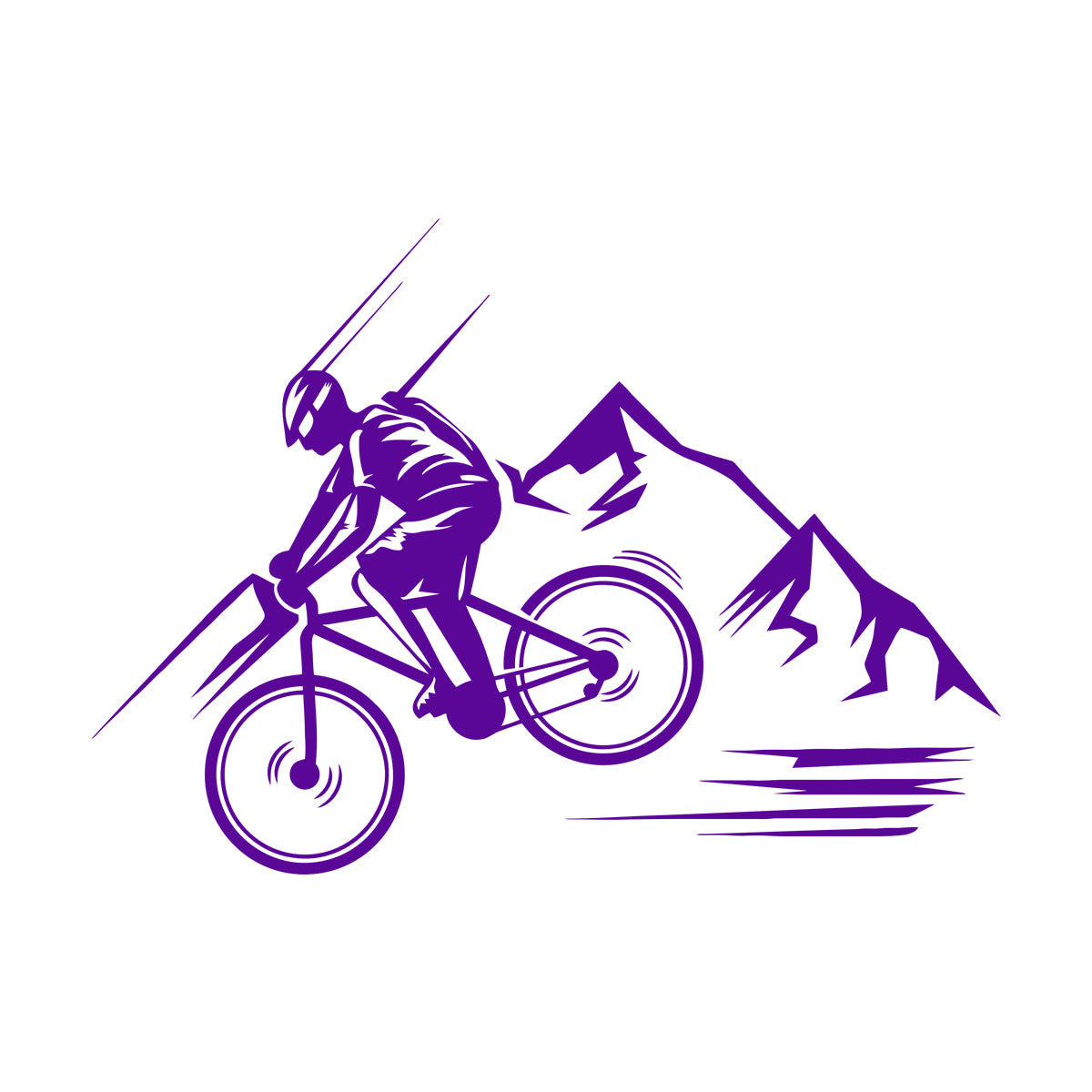 Lettering Stickers Mountain Bike Extreme Sport Bike Racer Store Decoration