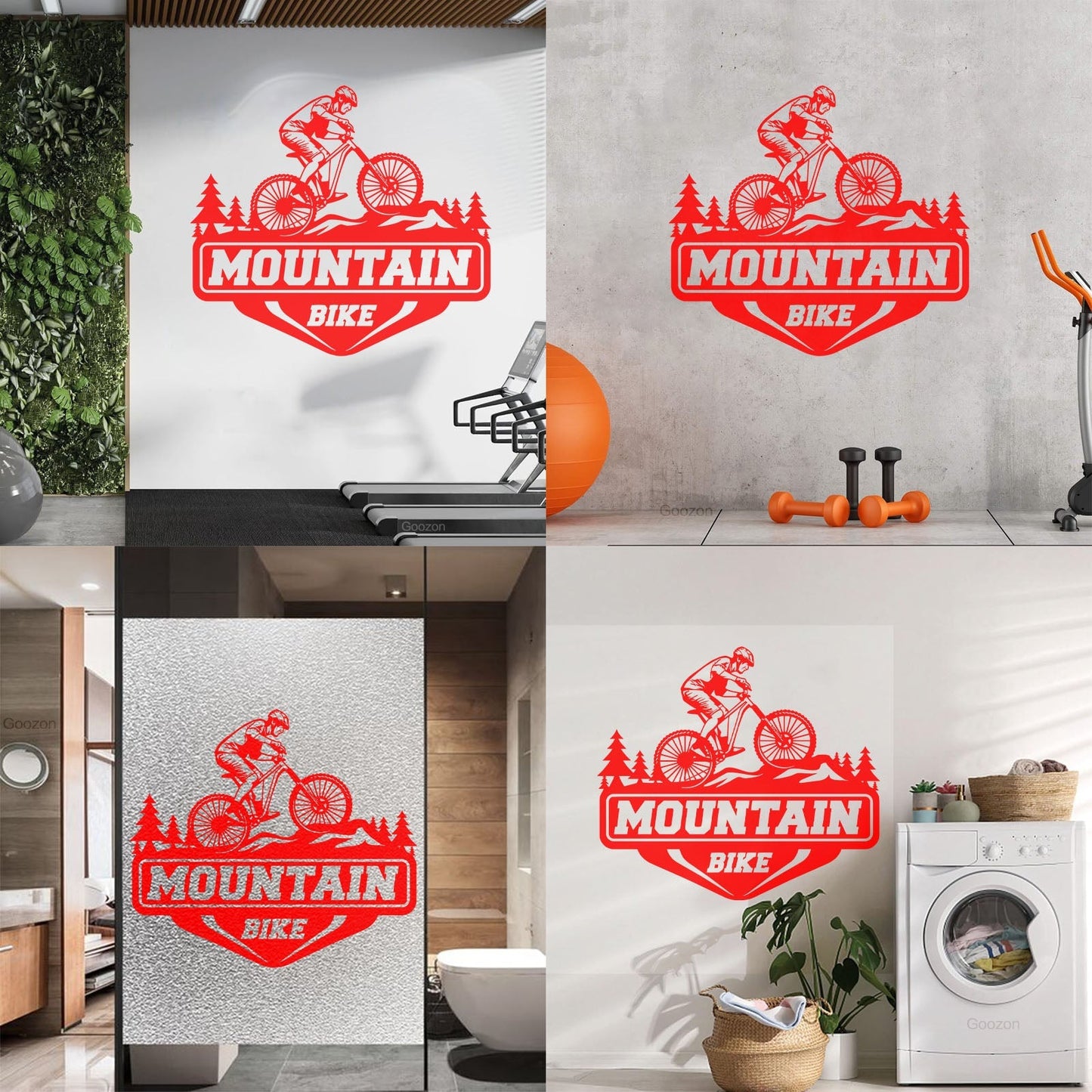 Wall Decals Paster Paper Mountain Bike Extreme Sport Race Bicycle Tattoo Culture