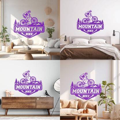Wall Decals Paster Paper Mountain Bike Extreme Sport Race Bicycle Tattoo Culture