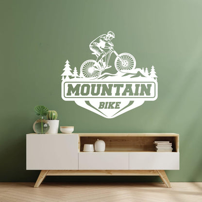 Wall Decals Paster Paper Mountain Bike Extreme Sport Race Bicycle Tattoo Culture